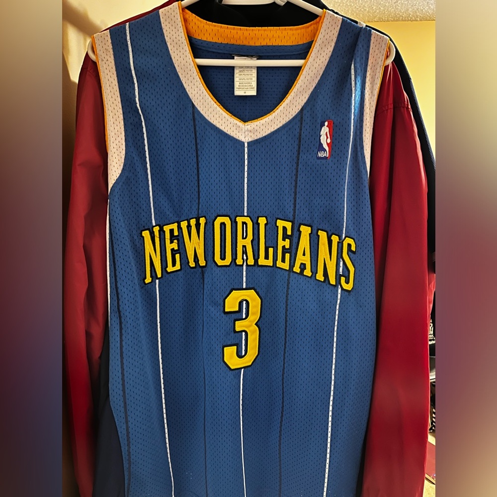 Blue New Orleans Vintage Chris Paul Basketball NBA jersey